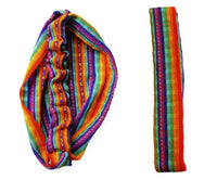 Handmade Serape-striped Head Band from Ecuador - Chile Mojo