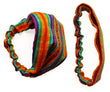 Handmade Serape-striped Head Band from Ecuador - Chile Mojo