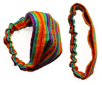 Handmade Serape-striped Head Band from Ecuador - Chile Mojo