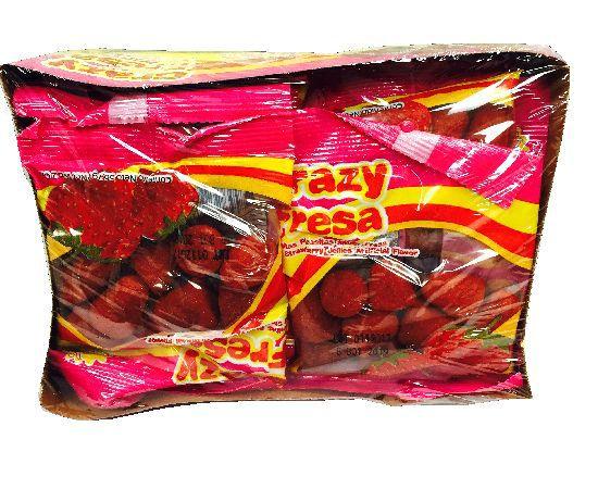 Ravi Crazy Fresa Mexican Strawberry Jelly Candy - Chile Mojo