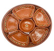 Mexican Earthenware Barro Botanero (6 segment serving plate) - Chile Mojo