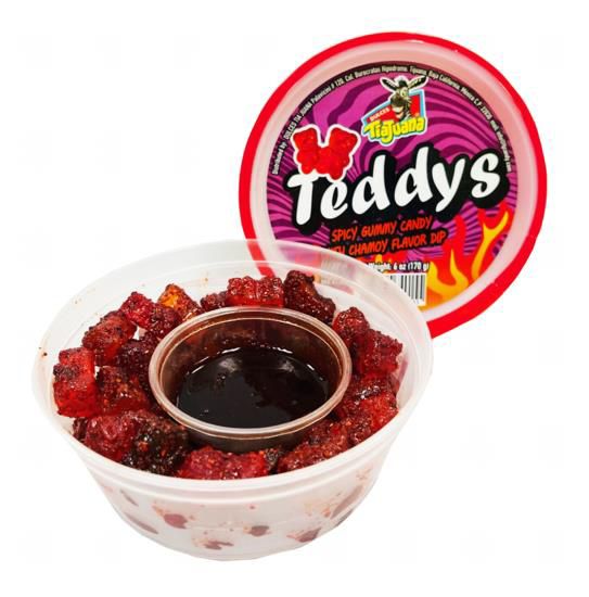 Tia Juana Teddys - Spicy Gummy Candy with Chamoy Dip