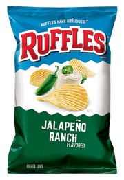 Ruffles Jalapeno Ranch Potato Chips 184gm - Chile Mojo