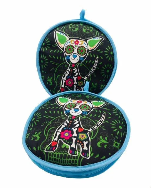 Tortilla Warmer - Day of the Dead Dog - Chile Mojo
