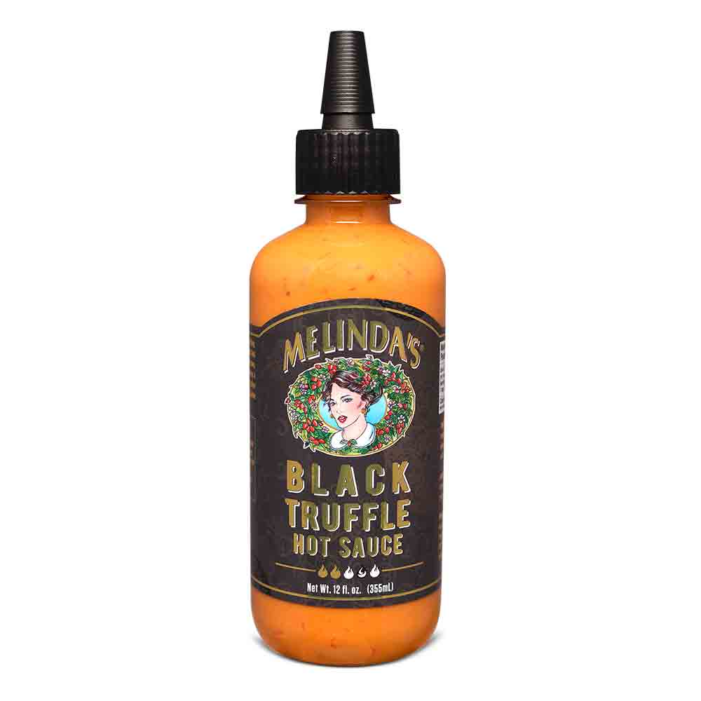 Melindas Black Truffle Hot Sauce 12oz (355ml)