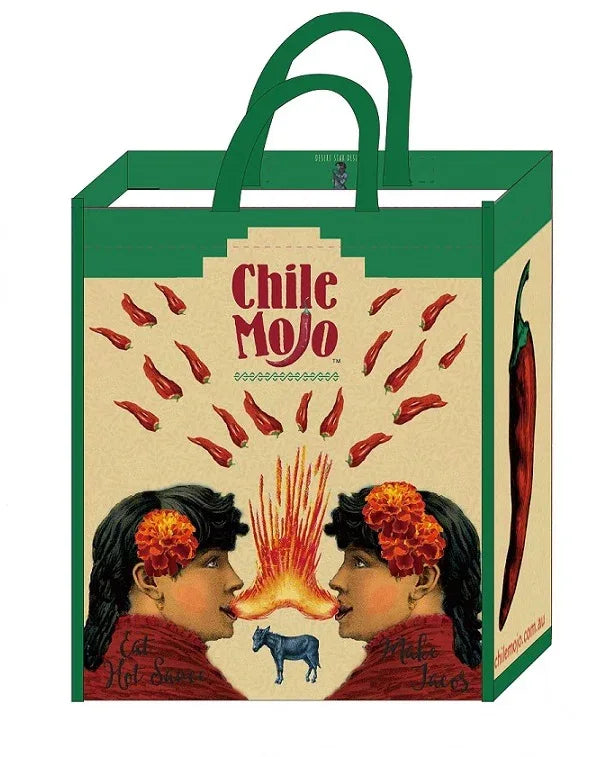 Chile Mojo Shopping Bag (made from recycled plastic bottles) - Chile Mojo