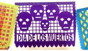 Papel Picado - paper Dia de Muertos 10 sheets 47cm x 34cm (5 meters) - Chile Mojo