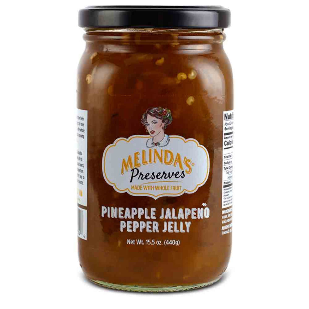 Melindas Pineapple Jalapeno Pepper Jelly 440gm