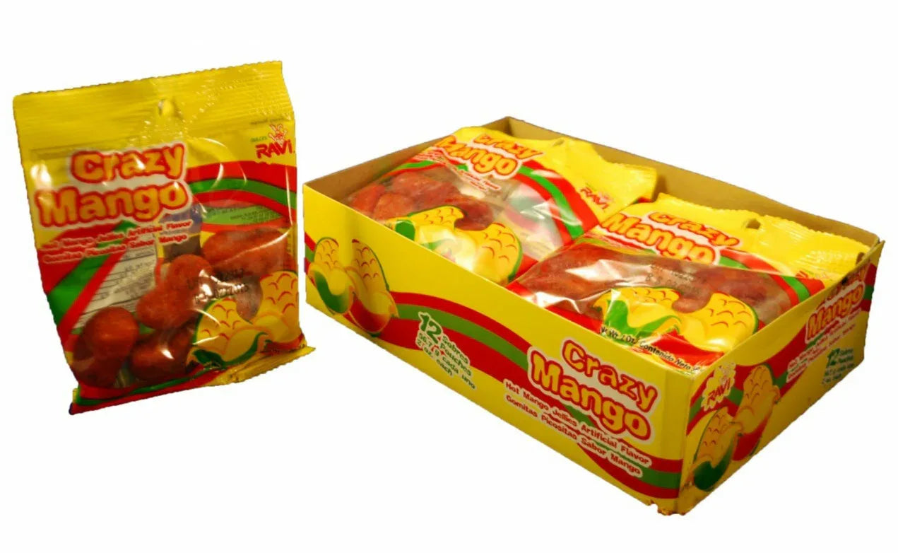 Ravi Crazy Mango Mexican Jelly Candy - Chile Mojo