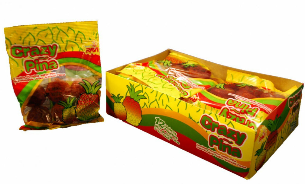 Ravi Crazy Pina Mexican Pineapple Jelly Candy - Chile Mojo