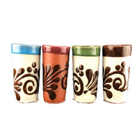 Mexican Ceramic Tequilero Shot Glass - Chile Mojo