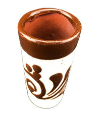 Mexican Ceramic Tequilero Shot Glass - Chile Mojo