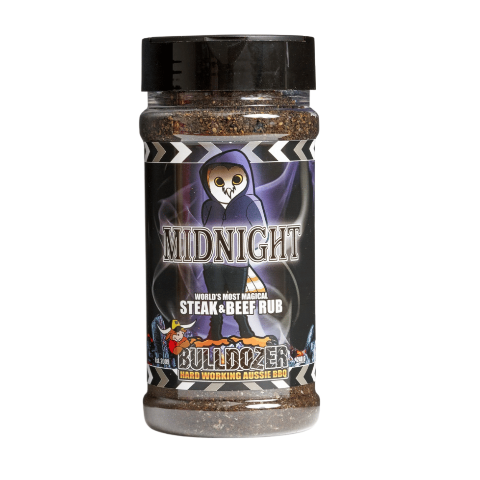 Bulldozer BBQ - Midnight Charcoal Steak Rub 240gm
