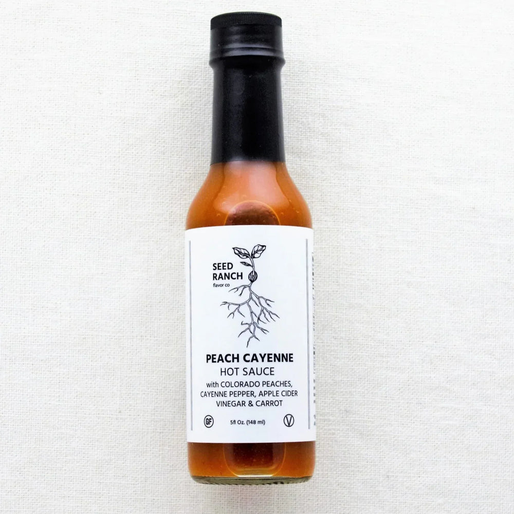 Seed Ranch Flavor Co. Peach Cayenne Hot Sauce 5oz (148ml) - Chile Mojo