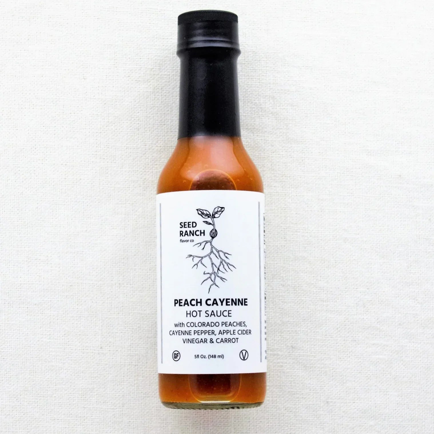 Seed Ranch Flavor Co. Peach Cayenne Hot Sauce 5oz (148ml) - Chile Mojo
