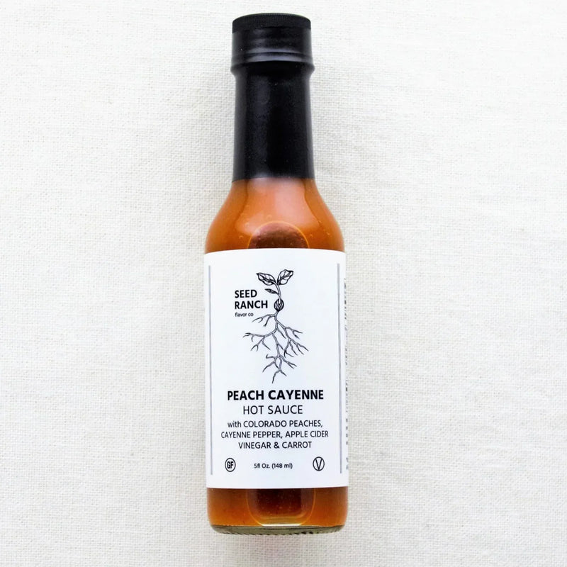 Seed Ranch Flavor Co. Peach Cayenne Hot Sauce 5oz (148ml) - Chile Mojo