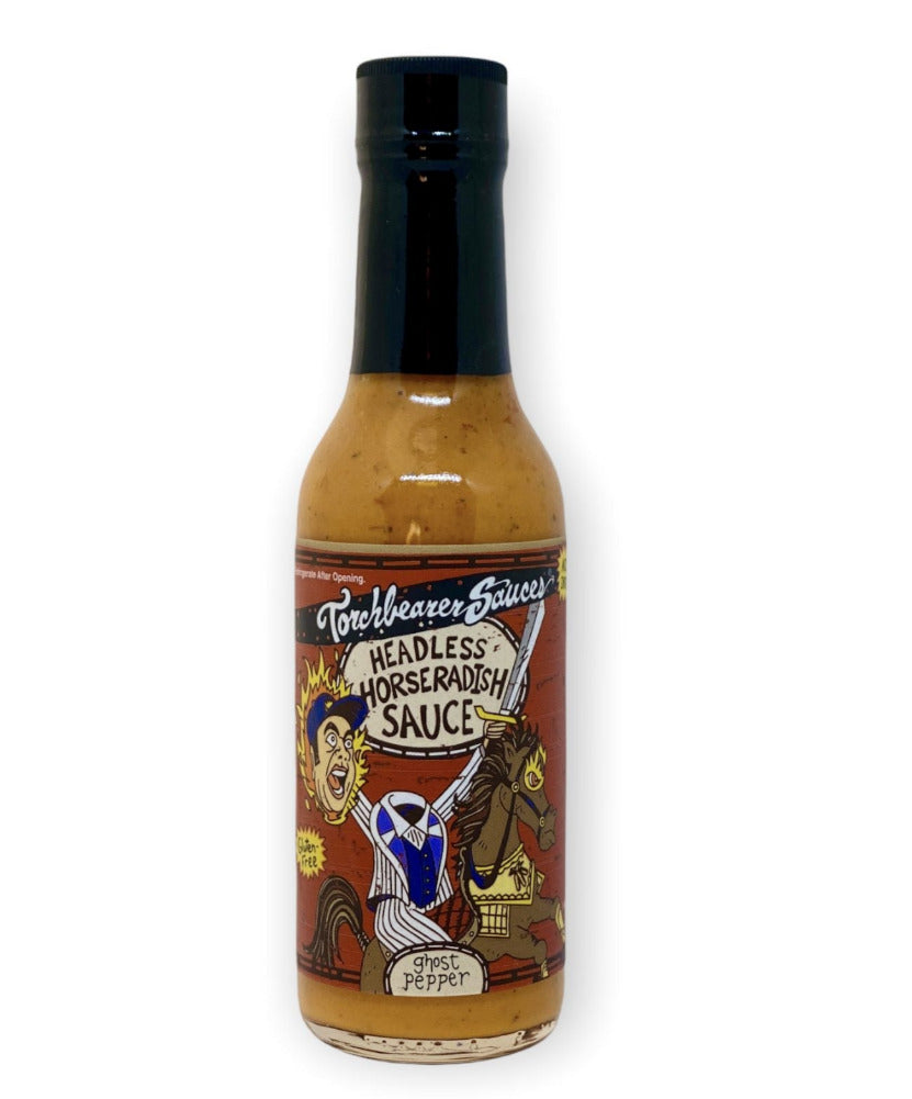 Torchbearer Headless Horseradish Ghost Pepper Sauce 148ml (5oz)