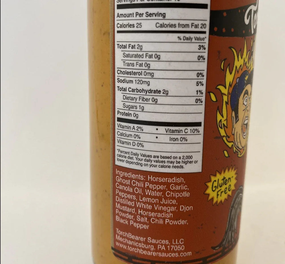Torchbearer Headless Horseradish Ghost Pepper Sauce 148ml (5oz) - Chile Mojo