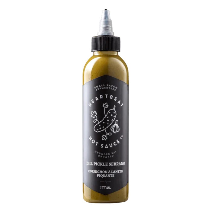 Heartbeat Dill Pickle Serrano Hot Sauce 177ml (6oz) - Chile Mojo