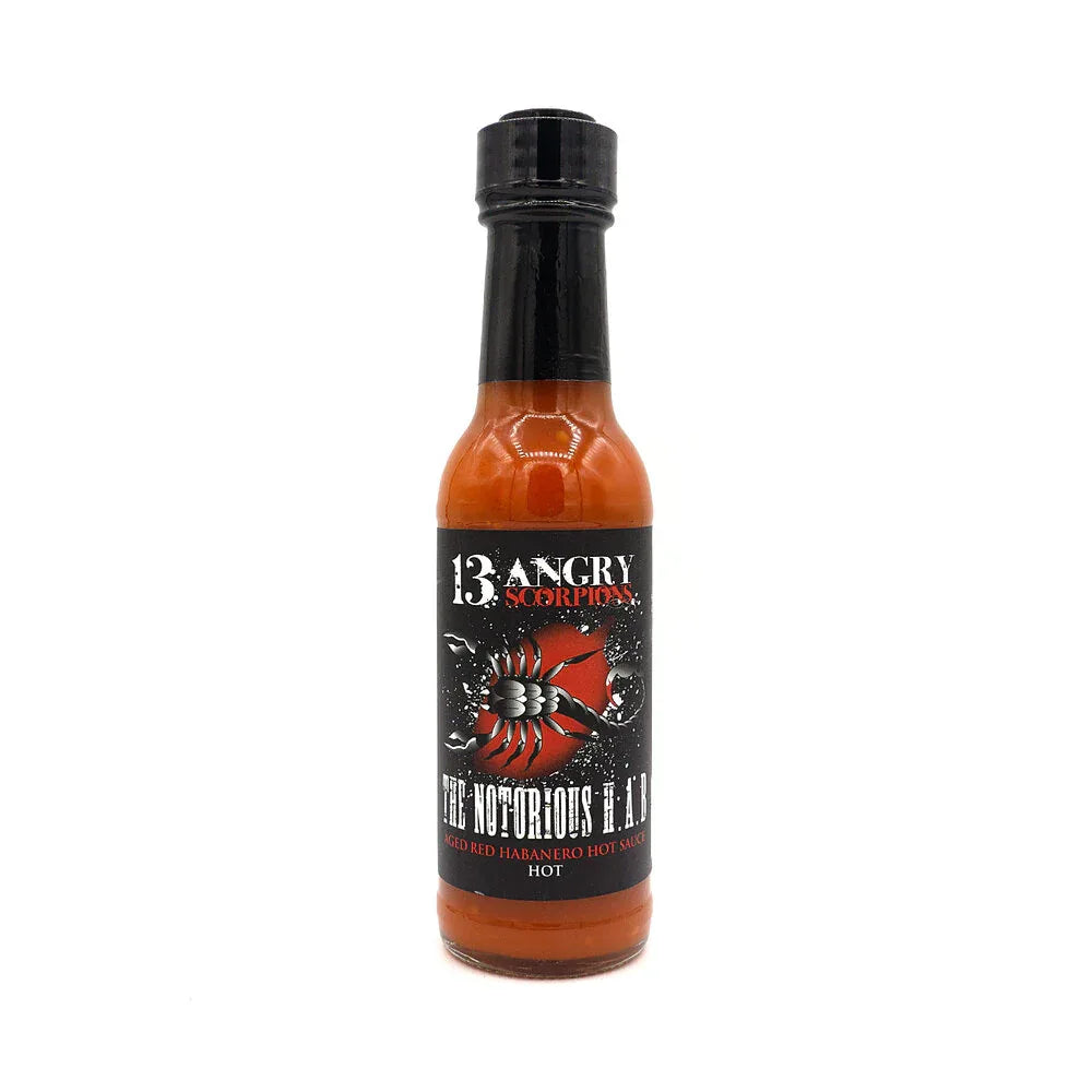 13 Angry Scorpions Hot Sauce - Notorious H.A.B. 150ml - Chile Mojo