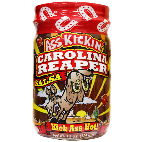 Ass Kickin Carolina Reaper Salsa 384ml (13oz)