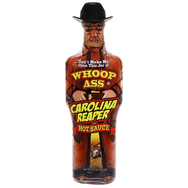 Whoop Ass Carolina Reaper Sauce 165ml (5.6oz) - Chile Mojo