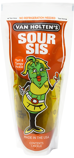 Van Holtens Pickle-in-a-Pouch - Sour Sis