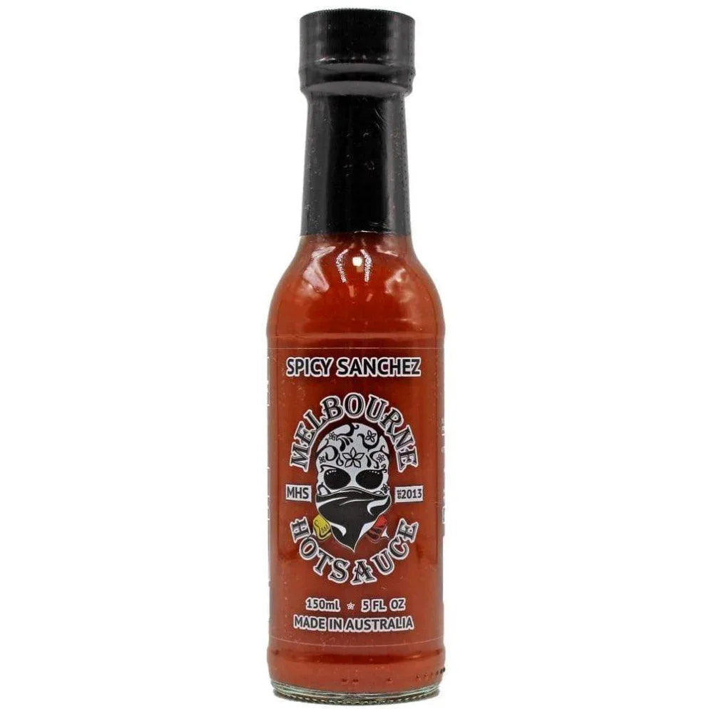 Melbourne Hot Sauce Spicy Sanchez 150ml - Chile Mojo