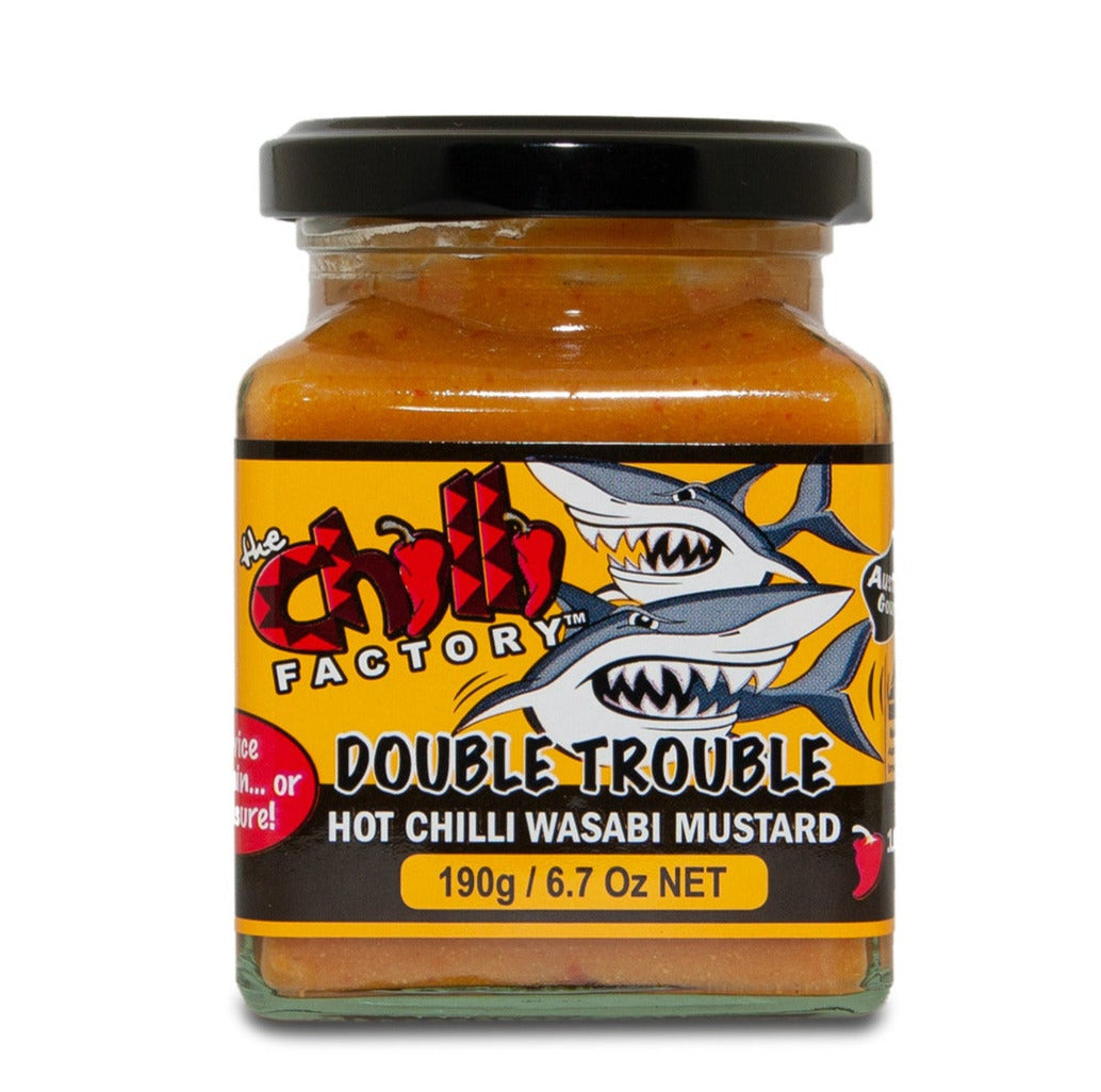 Chilli Factory Double Trouble Chilli Wasabi Mustard 190ml