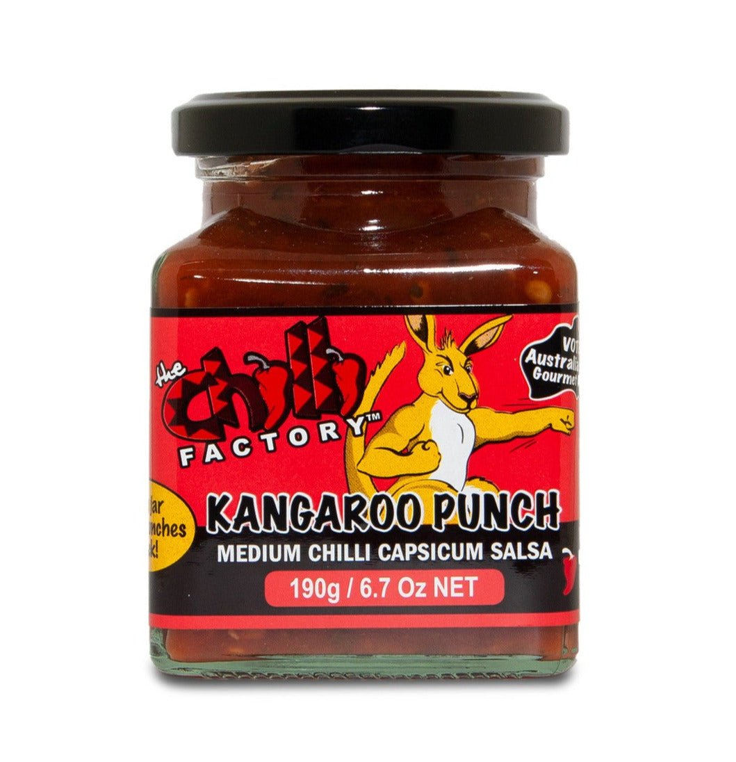 Chilli Factory Kangaroo Punch Chilli Capsicum Salsa 190gm