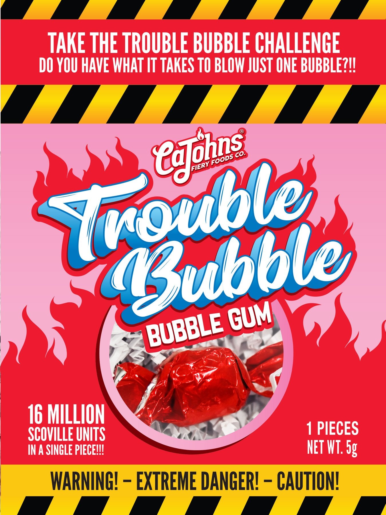 CaJohns Trouble Bubble Bubble Gum Challenge - 1 piece  (5gm)