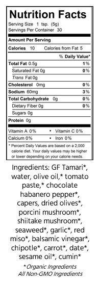 Seed Ranch Flavor Co. Umami Reserve Hot Sauce 5oz (148ml) - Chile Mojo