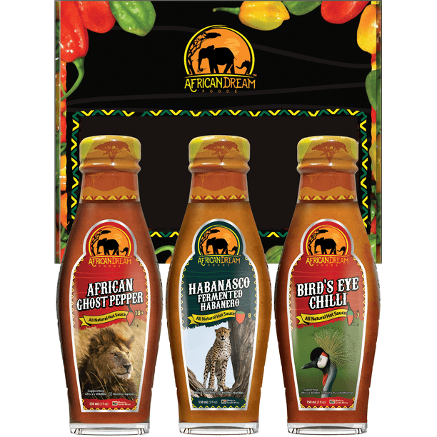 African Dreams Variety 3-pack - Hottest Sauces