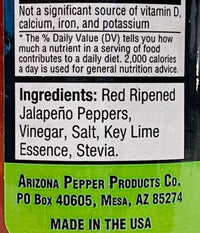 Arizona Gunslinger Key Lime Jalapeno Hot Sauce 148ml (5oz) - Chile Mojo