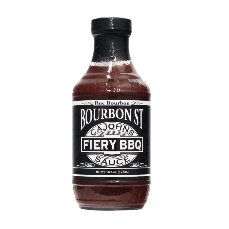 Cajohns Bourbon Street Fiery BBQ Sauce 473ml (16oz)