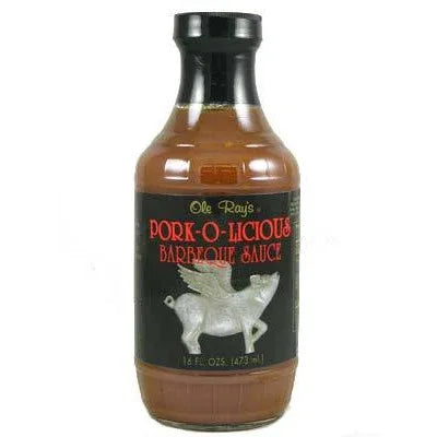 Ole Rays Pork-o-licious BBQ Sauce 473ml (16oz) - Chile Mojo
