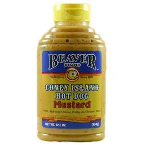 Beaver Coney Island Hot Dog Mustard 354gm - Chile Mojo