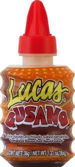Lucas Gusano Liquid Tamarind Candy - Chile Mojo