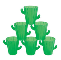 Plastic Cactus Shot Glasses - Chile Mojo
