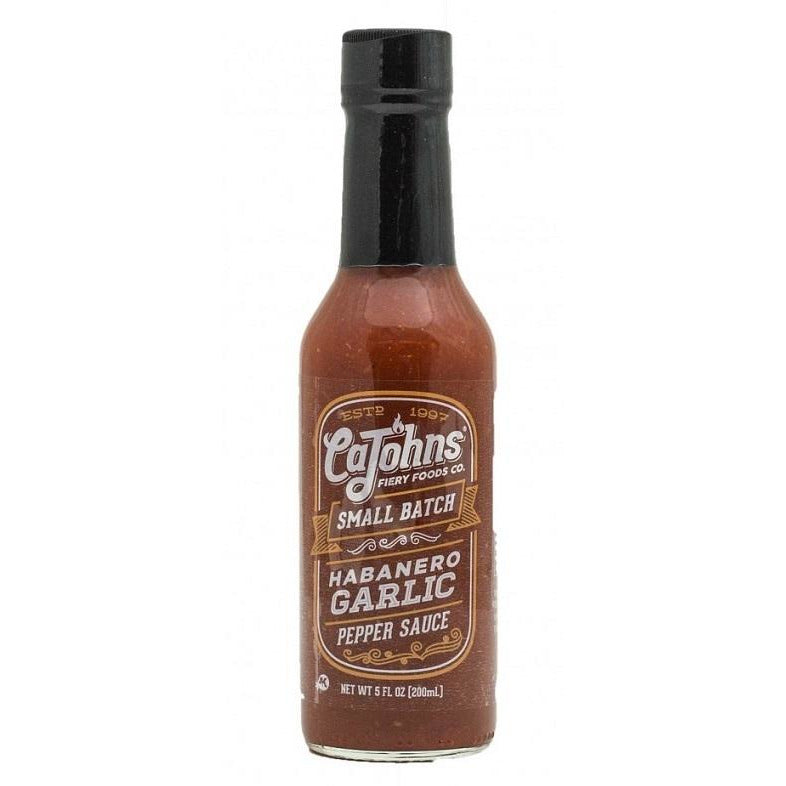 CaJohns Small Batch Habanero Garlic 5oz (148ml)