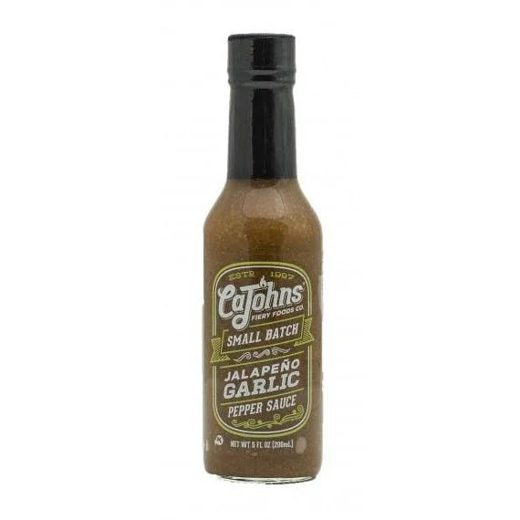 CaJohns Small Batch Jalapeno Garlic 5oz (148ml) - Chile Mojo