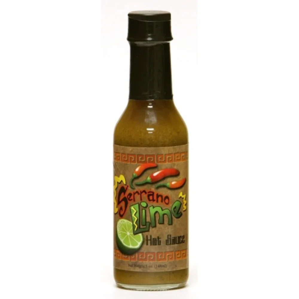 CaJohns Serrano Lime Hot Sauce 148ml (5oz) - Chile Mojo