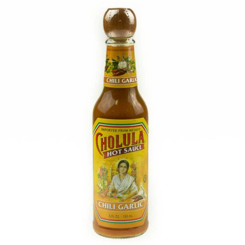 Cholula Chili Garlic Hot Sauce 148ml (5oz) - Chile Mojo