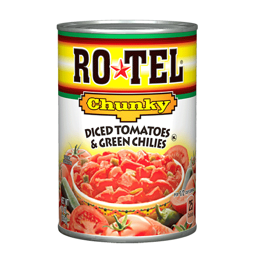 Ro-tel Chunky Diced Tomato & Green Chilies 283g (10oz) Rotel