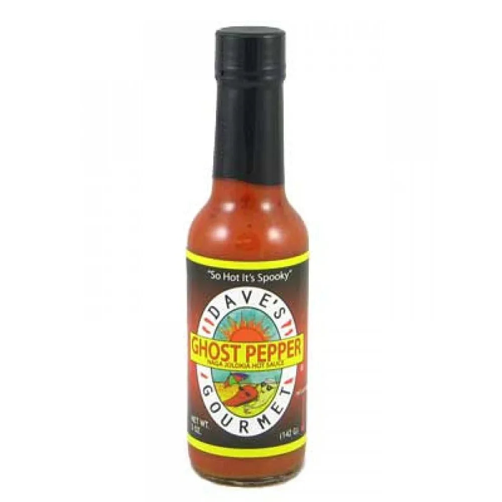 Daves Ghost Naga Jolokia Hot Sauce 148ml (5oz) - Chile Mojo