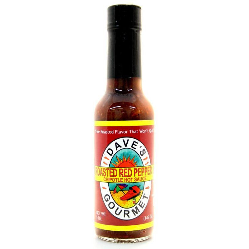 Daves Roasted Red Pepper & Chipotle Hot Sauce 148ml (5oz)