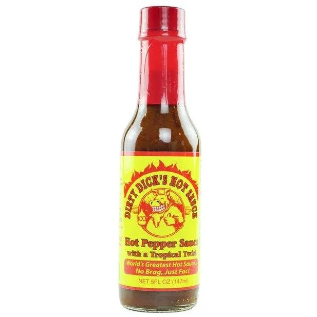 Dirty Dicks Hot Pepper Sauce with Tropical Twist 148ml (5oz) - Chile Mojo