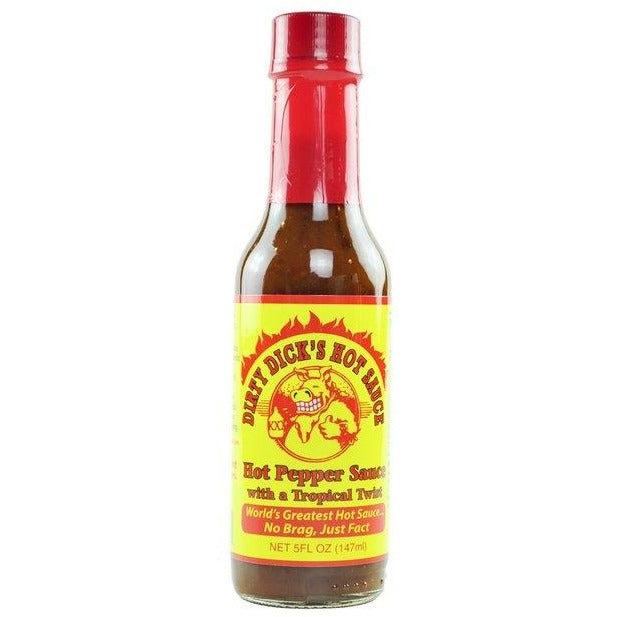 Dirty Dick's Hot Pepper Sauce with Tropical Twist 148ml (5oz)