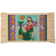Day of the Dead cotton placemat - Mermaid - Chile Mojo