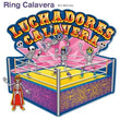 Day of the Dead Luchadores Ring Cardboard Decoration - Chile Mojo